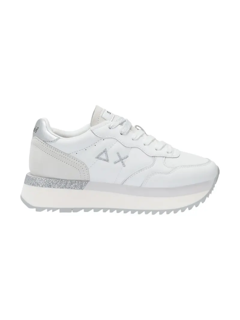 SUN68 Sneaker Donna BIG ALLY LEATHER Z35208 01 Bianco