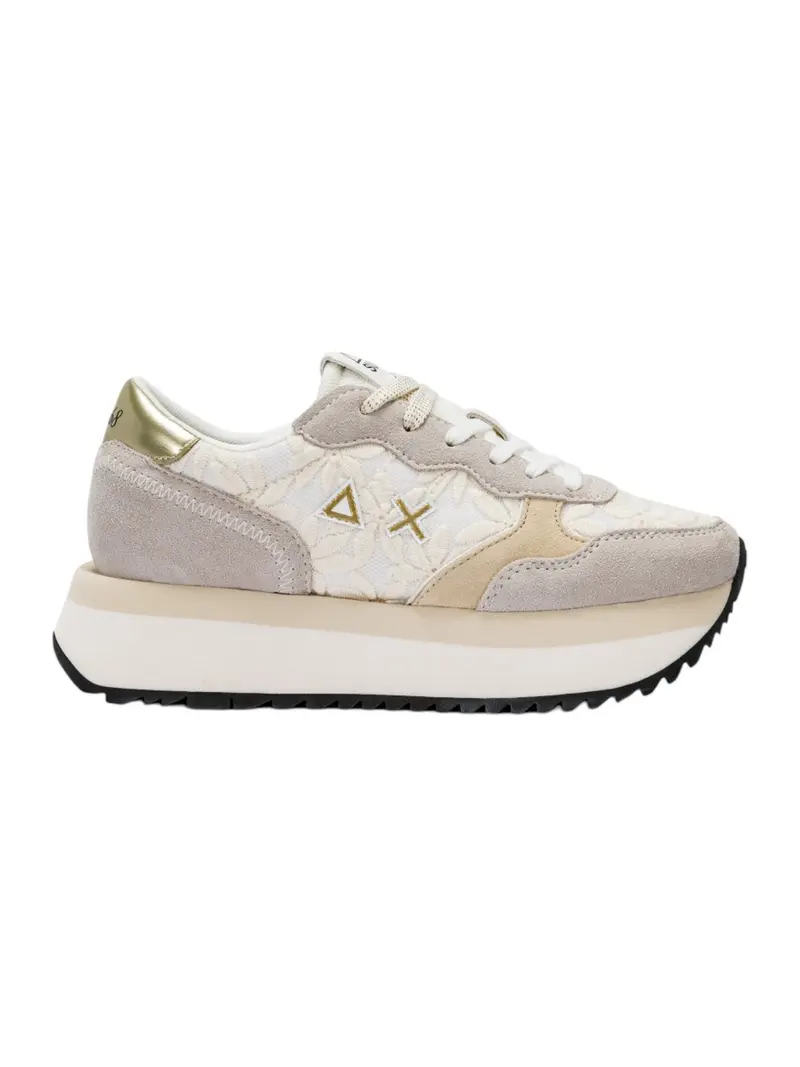 SUN68 Sneaker Donna Big Lace Z34209 01 Bianco