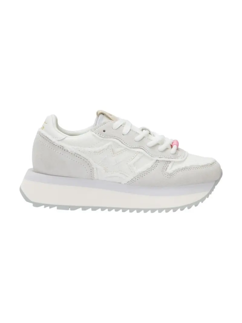 SUN68 Sneaker Donna BIG STARGIRL CANVAS Z35216 31 Bianco