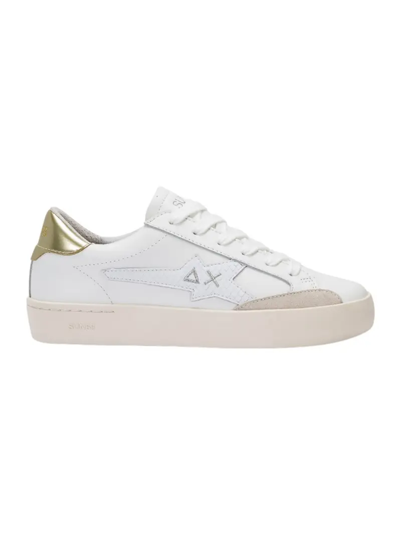 SUN68 Sneaker Donna Katy Leather Z34225 0143 Bianco