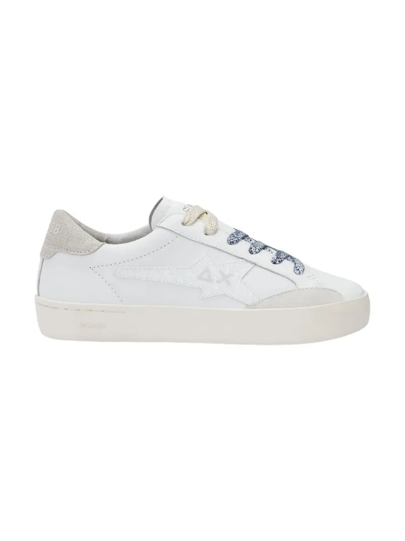 SUN68 Sneaker Donna Katy Leather Z35225 01 Bianco