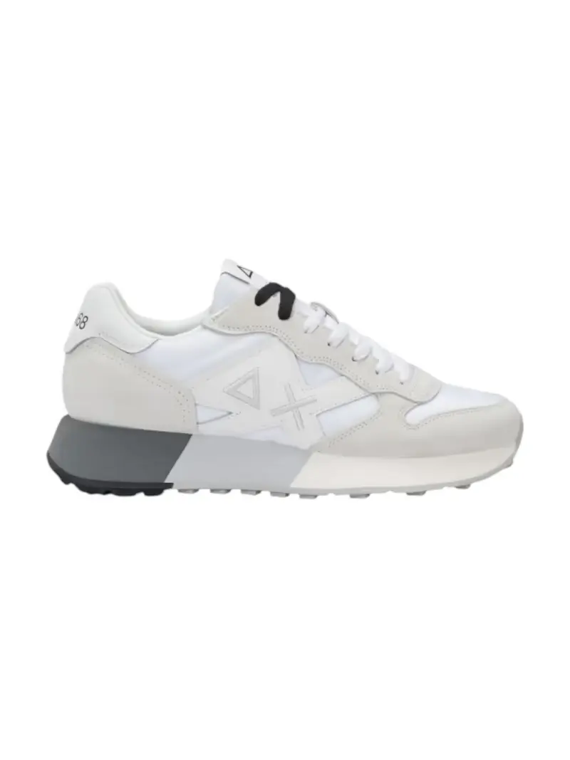 SUN68 Sneaker Uomo JAKI 2.0 BICOLOR Z35112 0101 Bianco