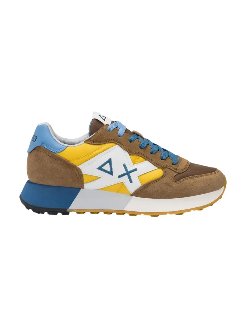 SUN68 Sneaker Uomo JAKI 2.0 BICOLOR Z35112 0823 Marrone