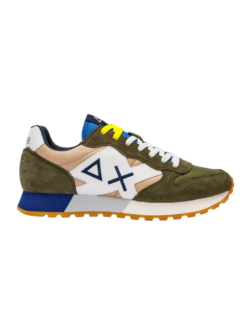 SUN68 Sneaker Uomo Jaki bicolor Z34112 1916 Verde