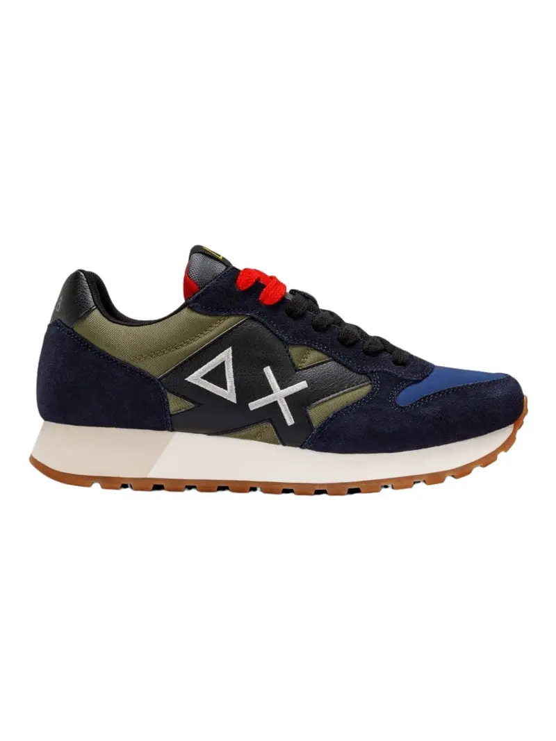 SUN68 Sneaker Uomo Jaxi bicolor Z42114 7407 Verde