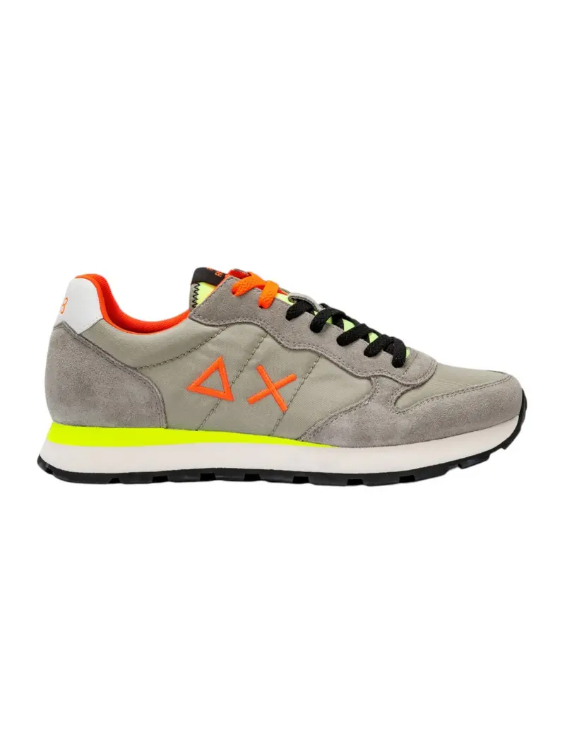 SUN68 Sneaker Uomo Tom fluo Z34102 06 Grigio