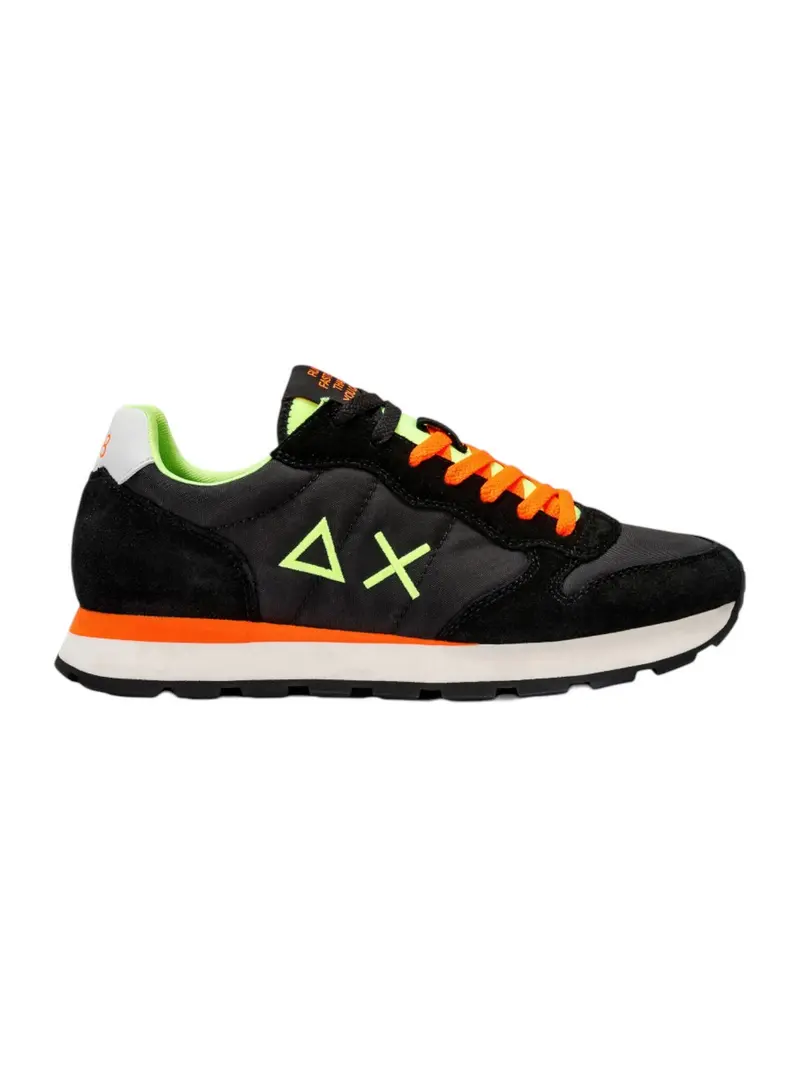 SUN68 Sneaker Uomo Tom fluo Z34102 11 Nero
