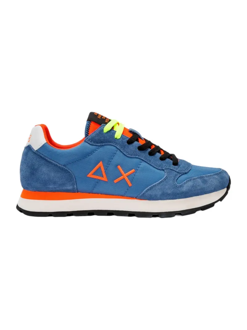 SUN68 Sneaker Uomo Tom fluo Z34102 56 Blu
