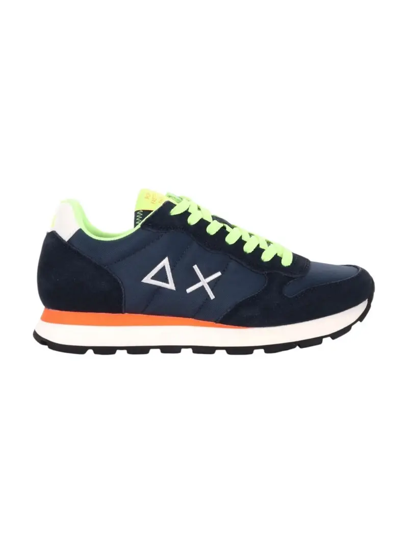 SUN68 Sneaker Uomo Tom fluo Z35102 07 Blu