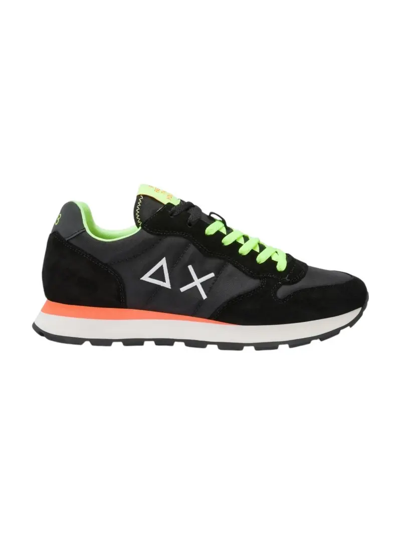 SUN68 Sneaker Uomo Tom fluo Z35102 11 Nero