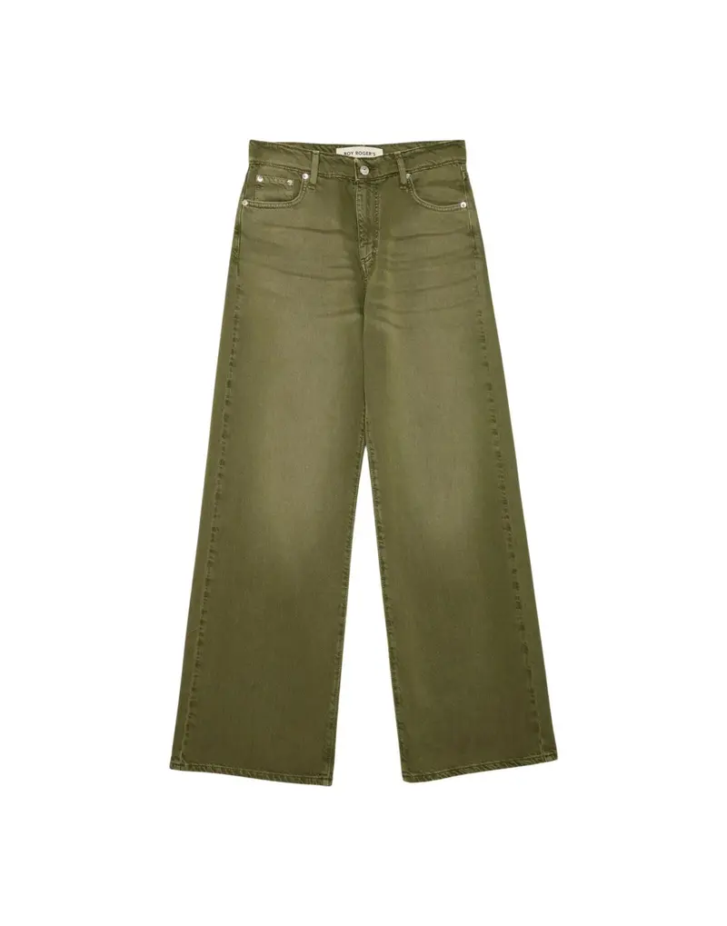 Super wide bull tencell cotton dyed sw Green