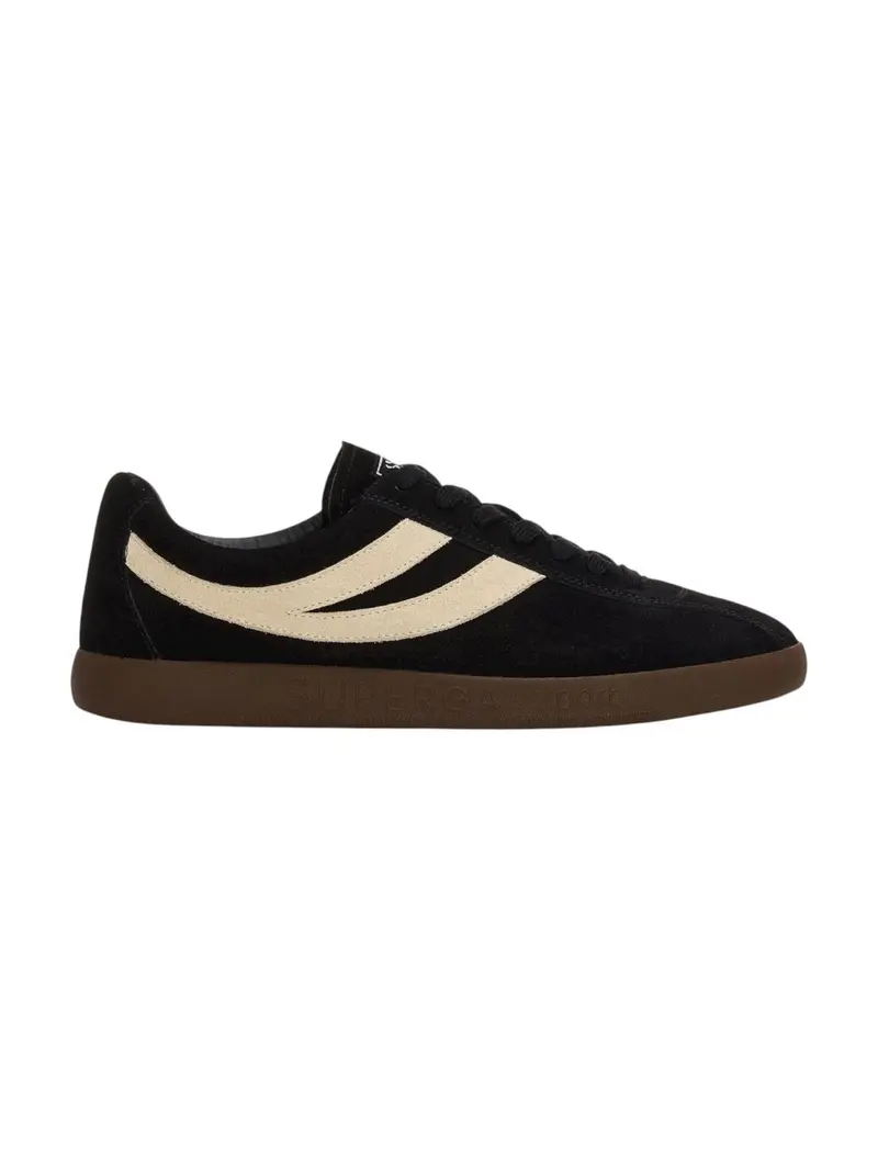 SUPERGA Sneaker Uomo 1960 CAPRI S71474W AOX Black-White Mastice-