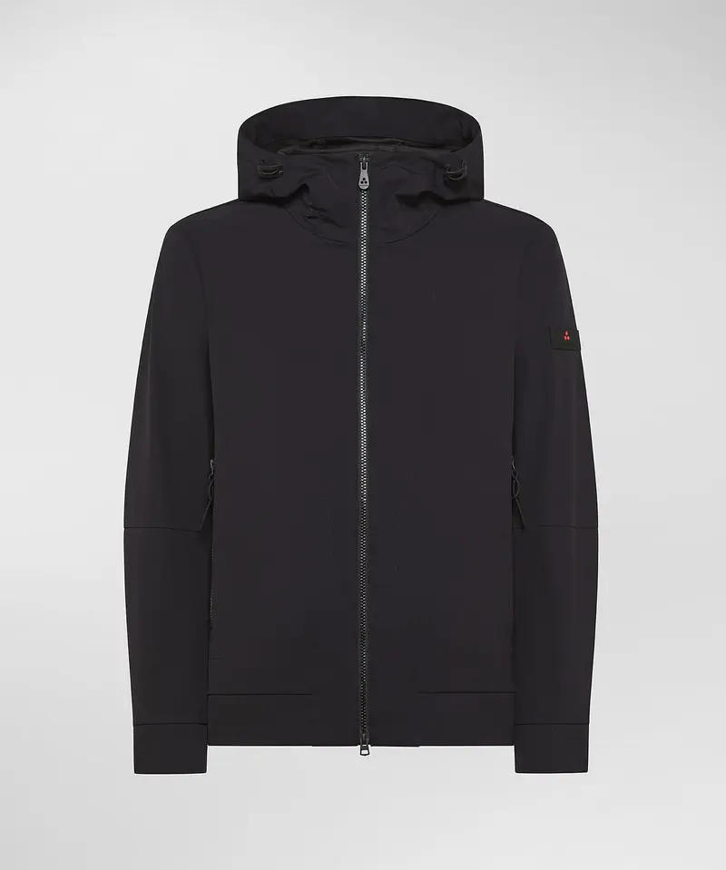 Svalbard MDN Giacca a vento corta con cappuccio blu grafite