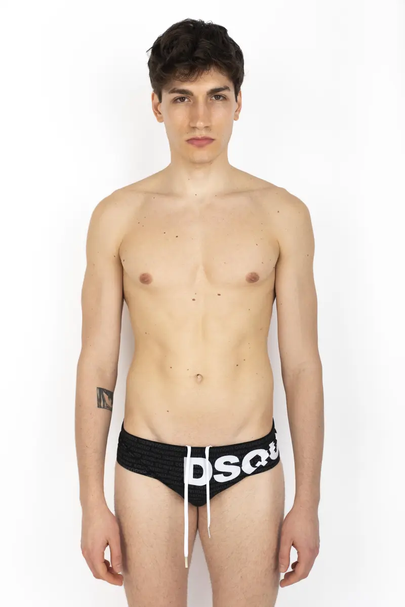 Swim Brief black white