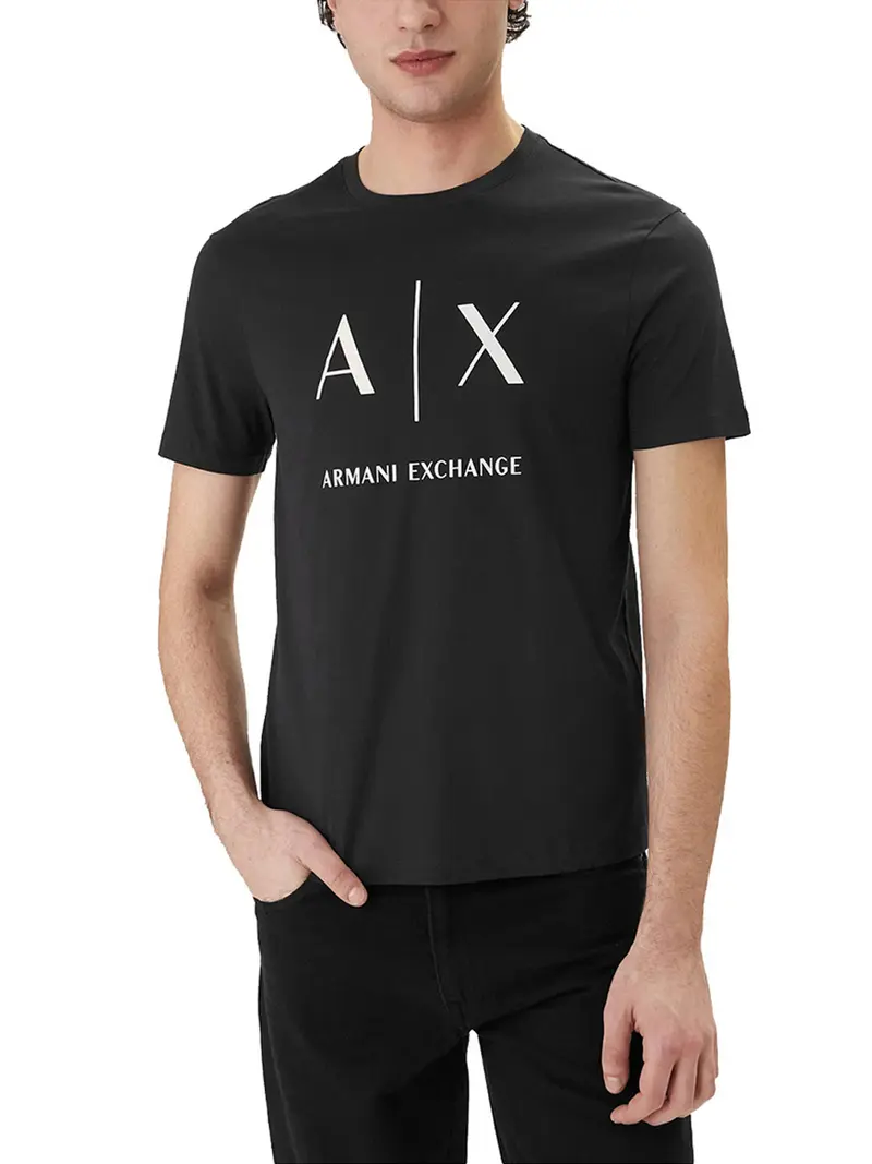T-Shirt Armani Exchange Slim Fit - Blu