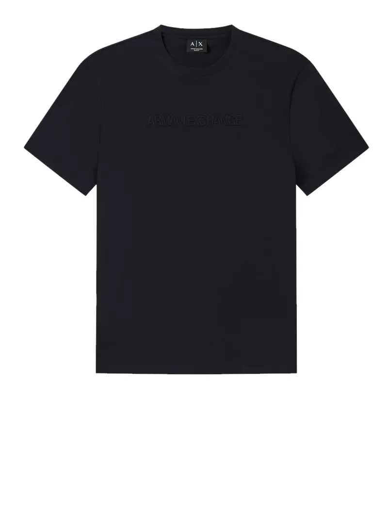 T-shirt Armani Exchange Slim Fit in Jersey di Cotone - Navy