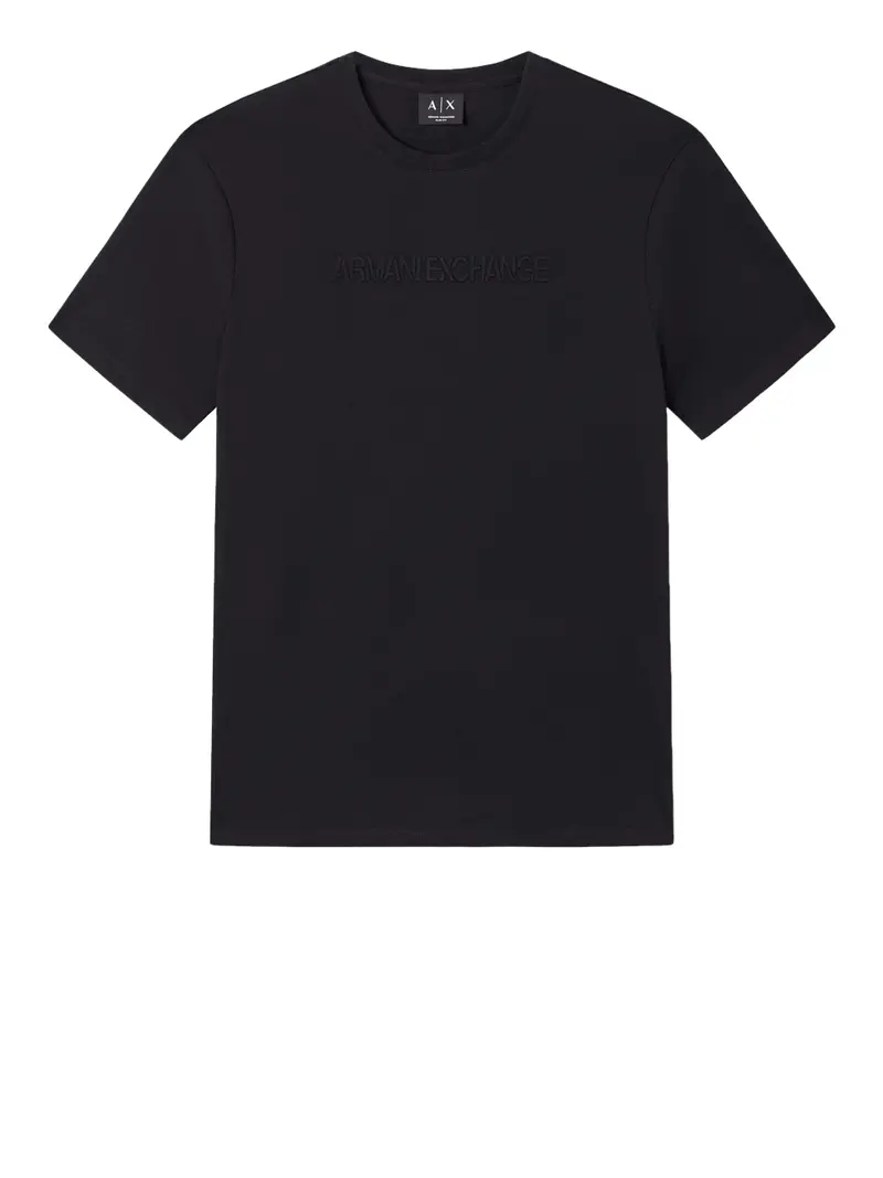 T-Shirt Armani Exchange Slim Fit In Jersey - Nero