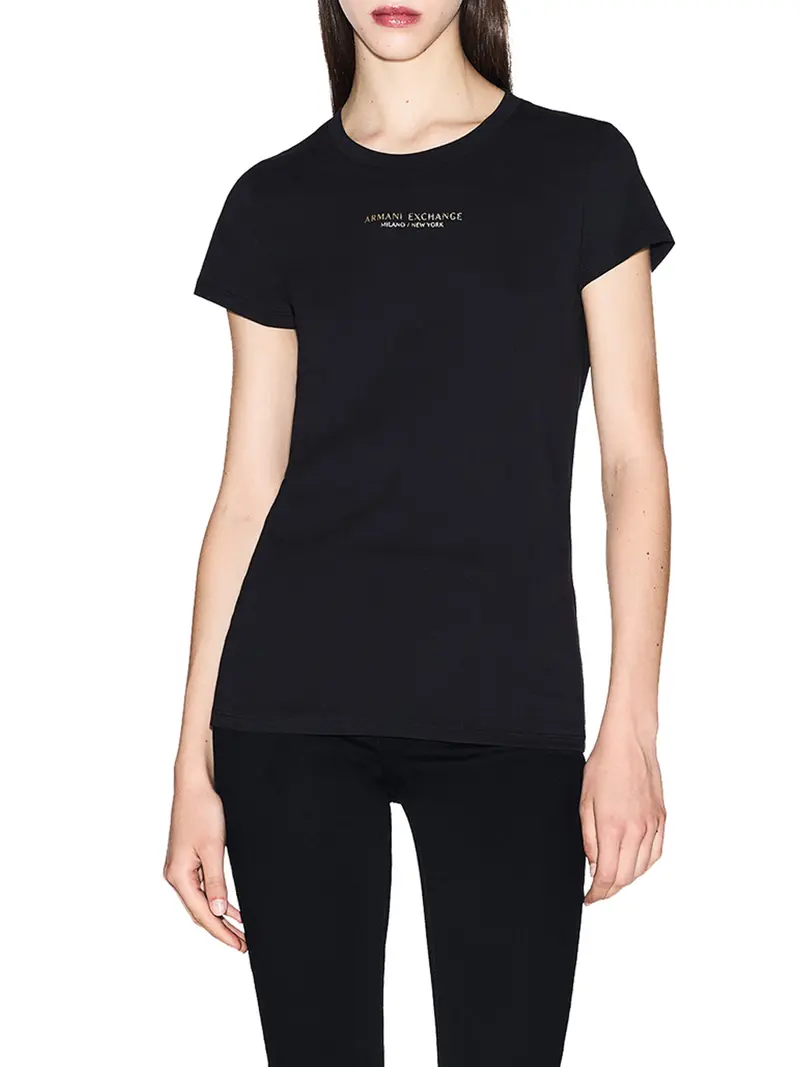 T-Shirt Armani Exchange Slim Fit - Nero