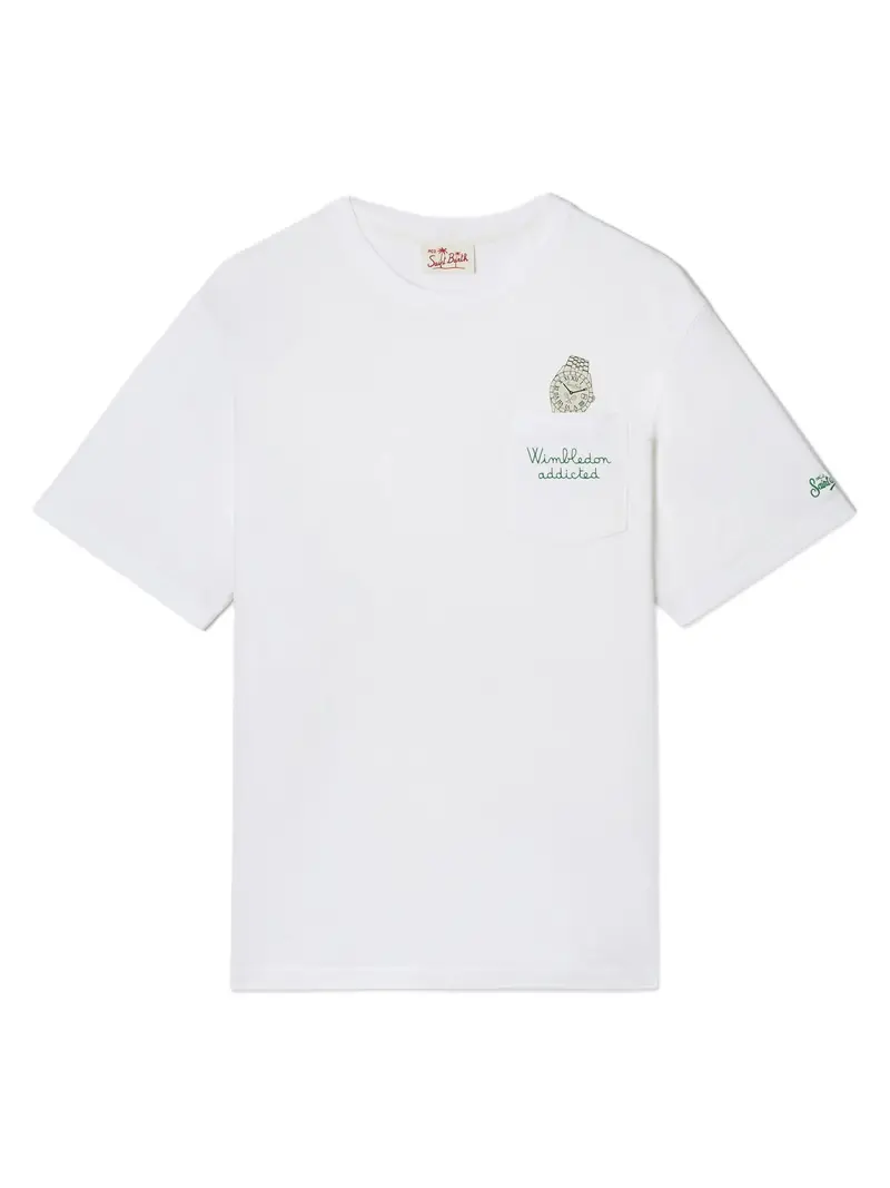 T-Shirt Austin in cotone con tasca frontale