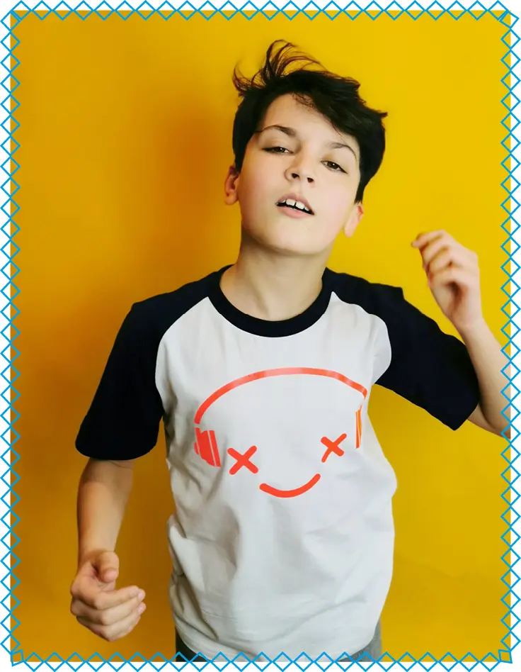 T shirt bambino Baseball unisex - Le FRANGETTE
