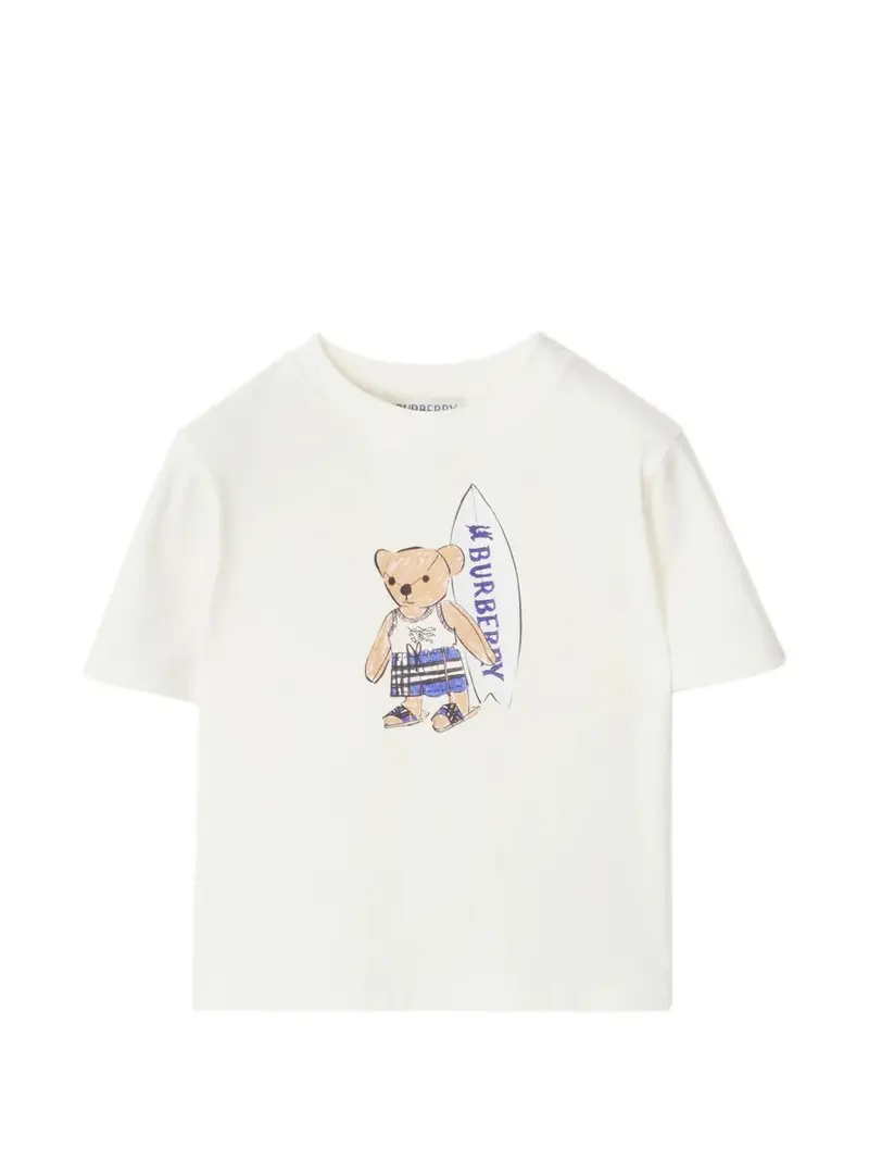 T-shirt bianca per neonato