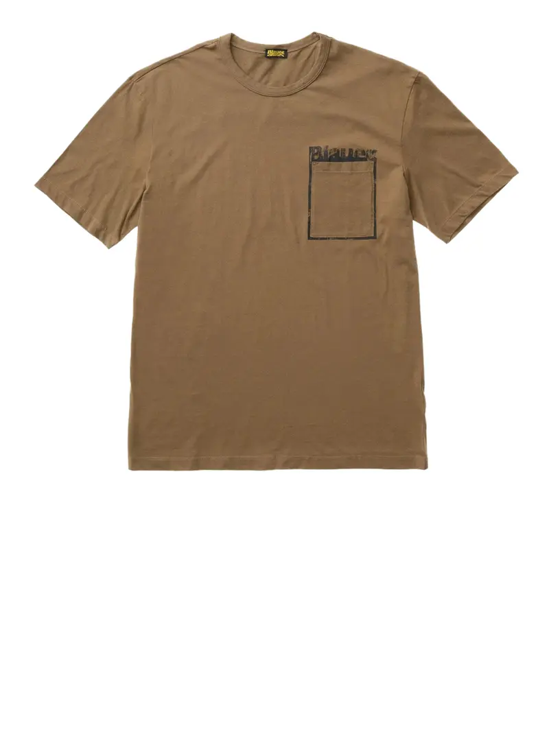 T-Shirt Blauer Jeffers - Nocciola