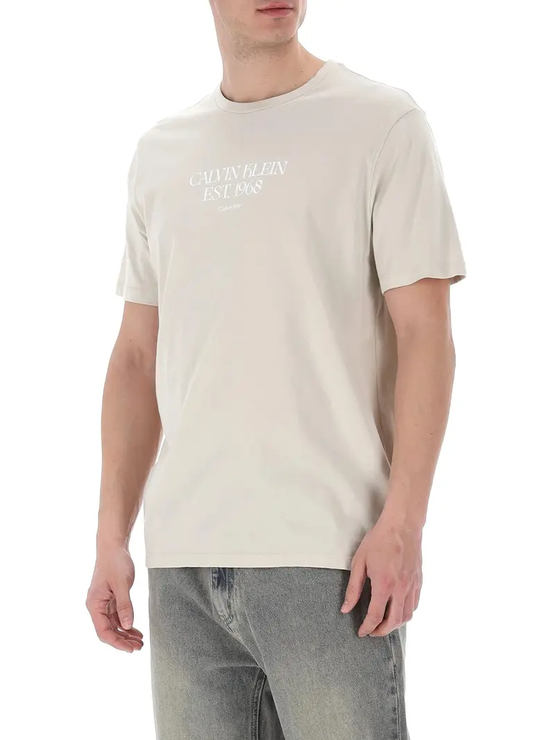 T-Shirt Calvin Klein - Beige