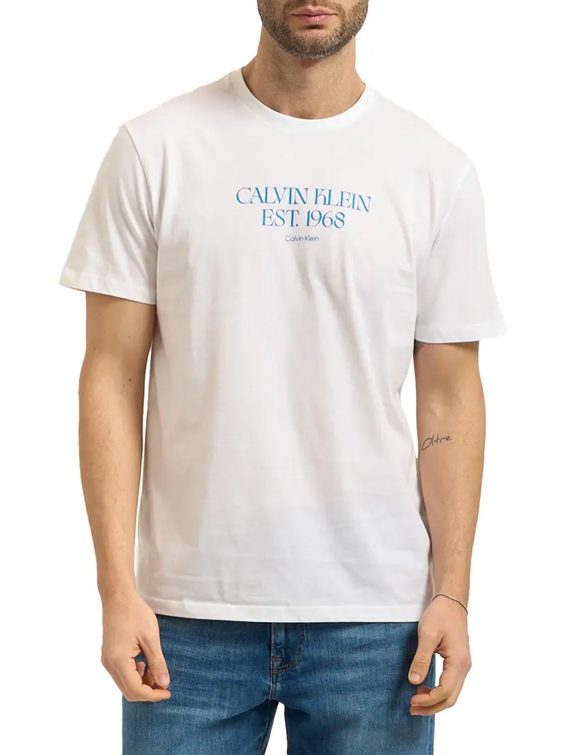 T-Shirt Calvin Klein - Bianco