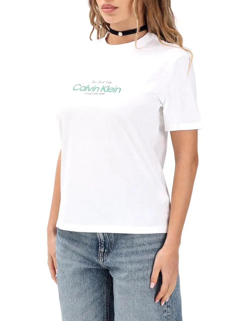 T-Shirt Calvin Klein LV047F810G Bianco