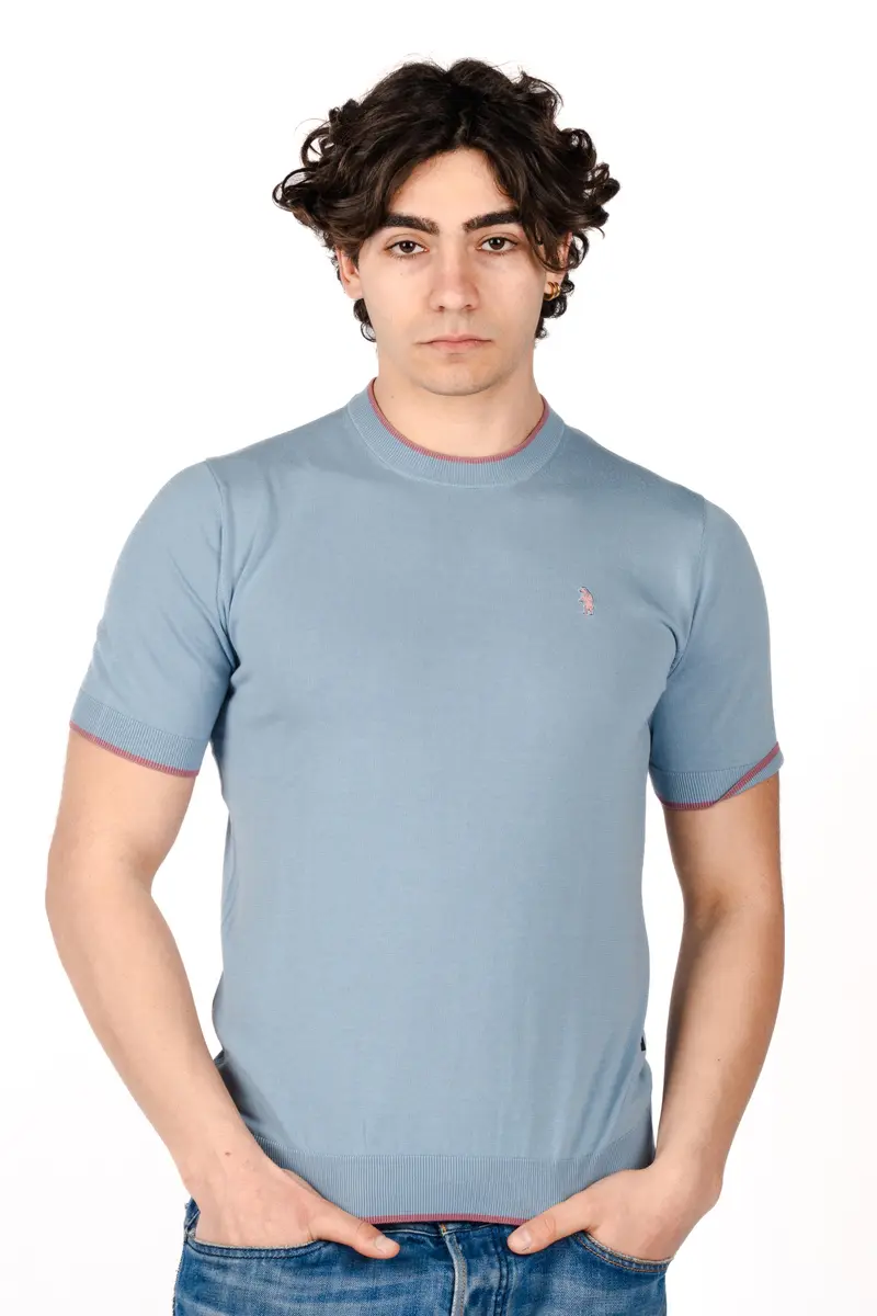 T-shirt con dettagli a contrasto