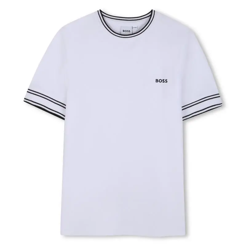 T-shirt con dettagli a contrasto