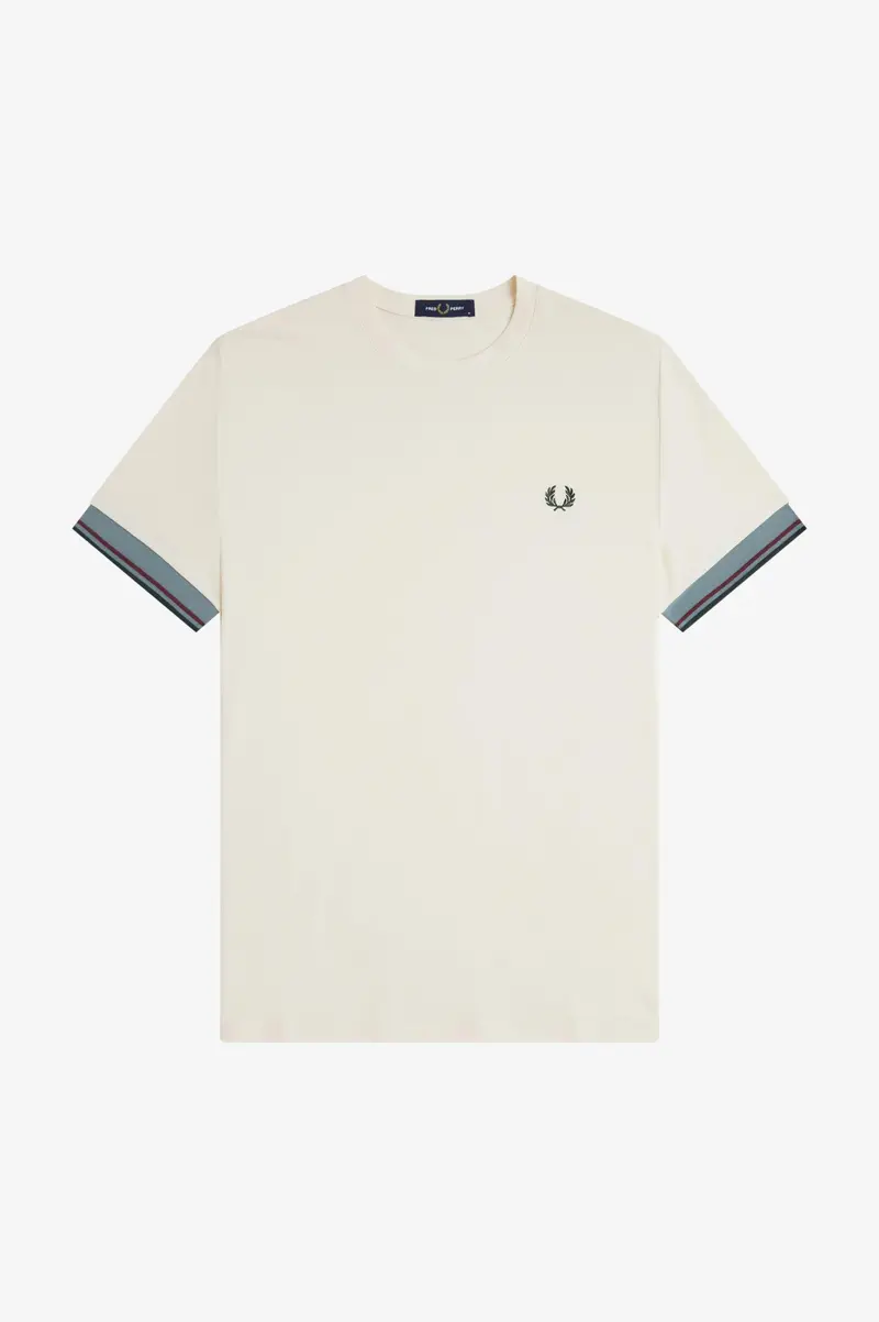T-shirt con doppia riga