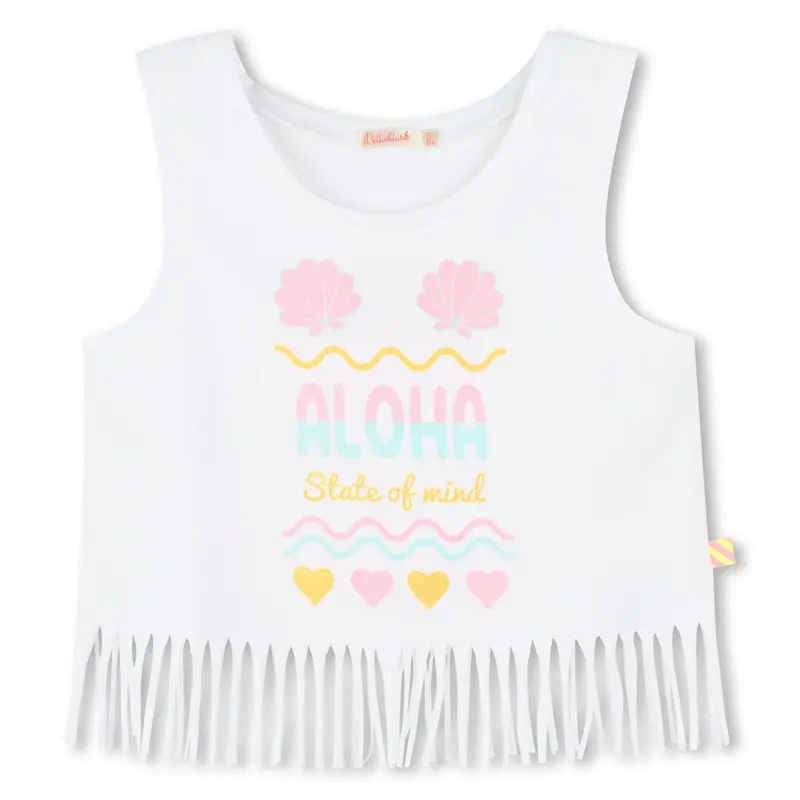 T-shirt con frange