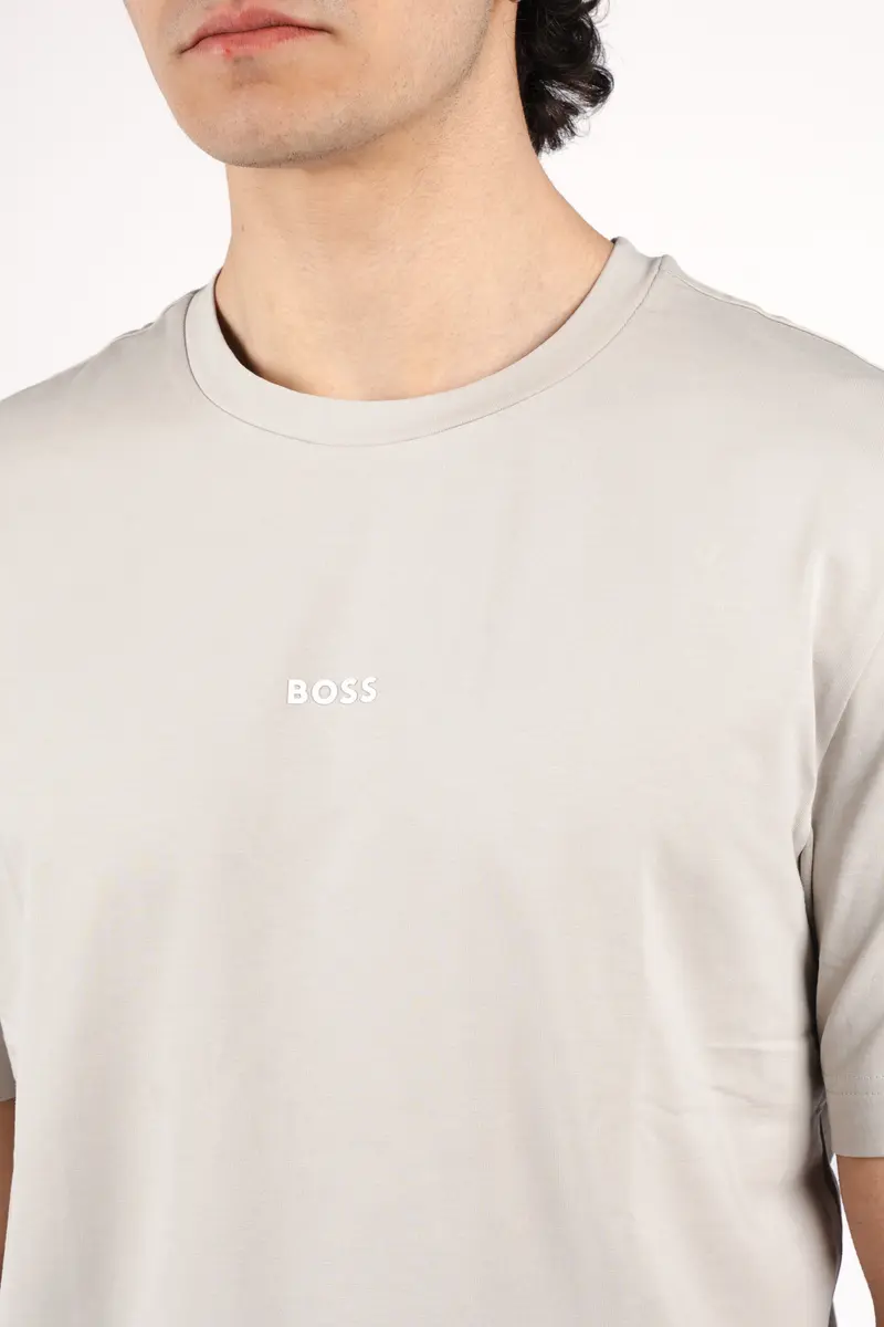T-shirt con logo a contrasto
