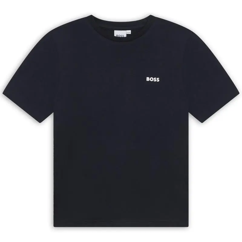 T-shirt con logo a contrasto