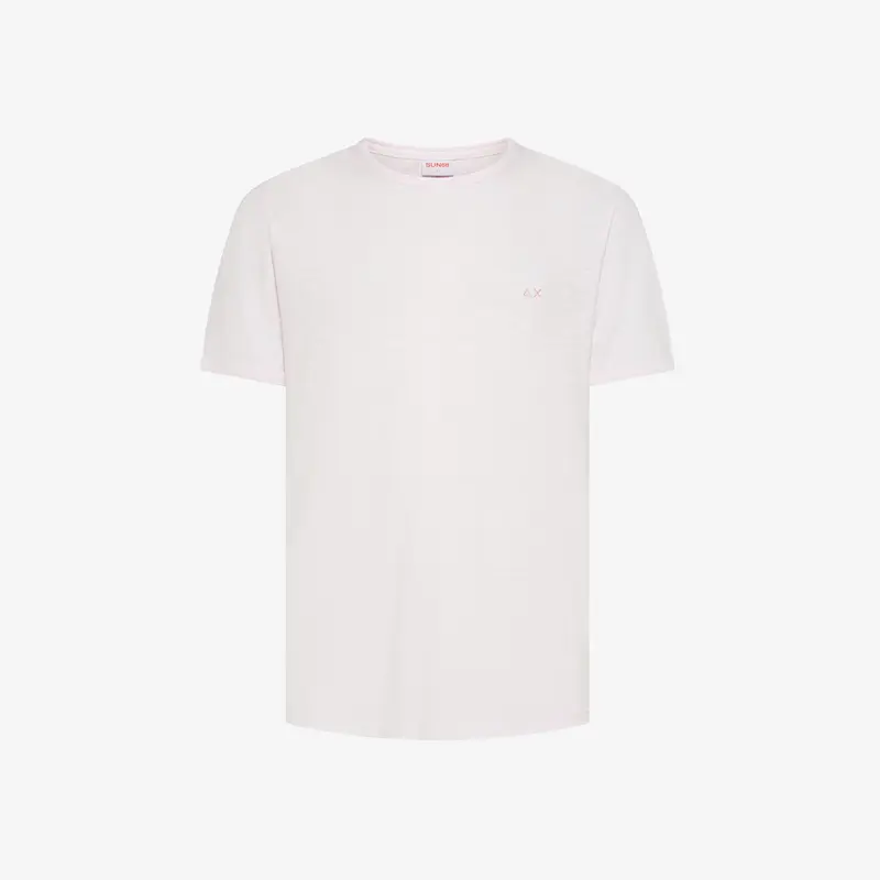 T-shirt con logo ricamato