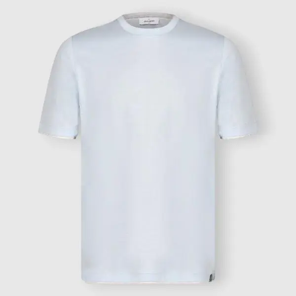 T-shirt con profili a contrasto