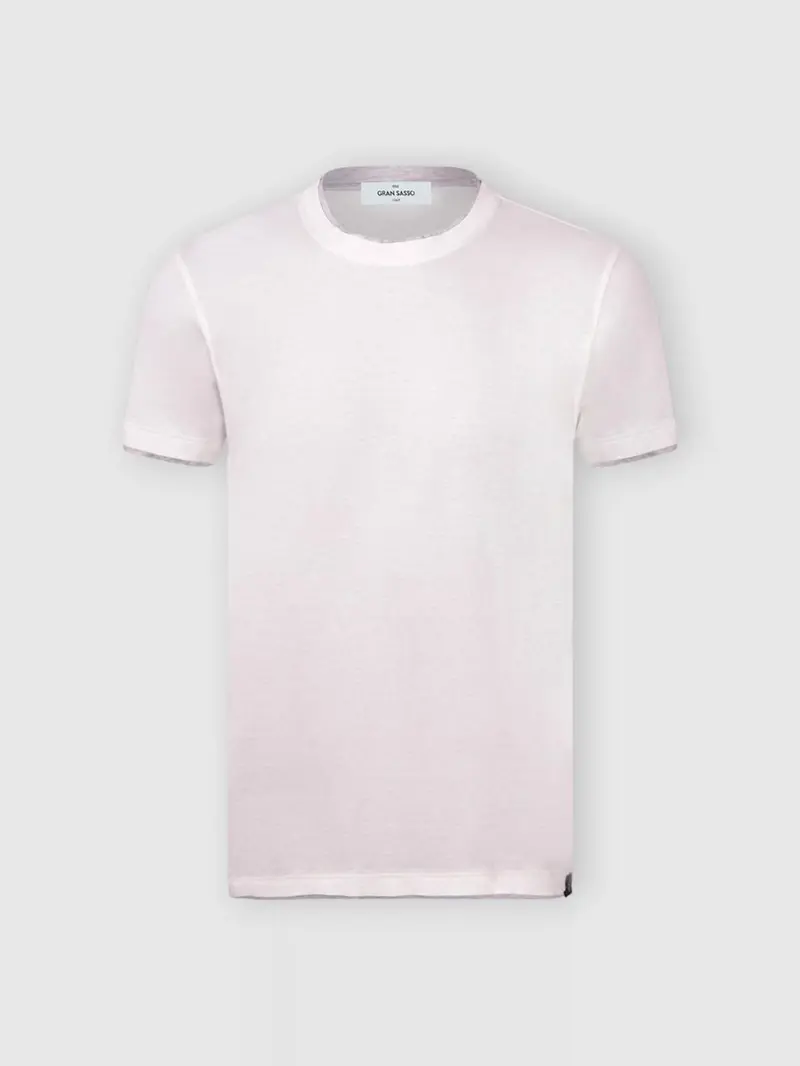 T-shirt con profili a contrasto