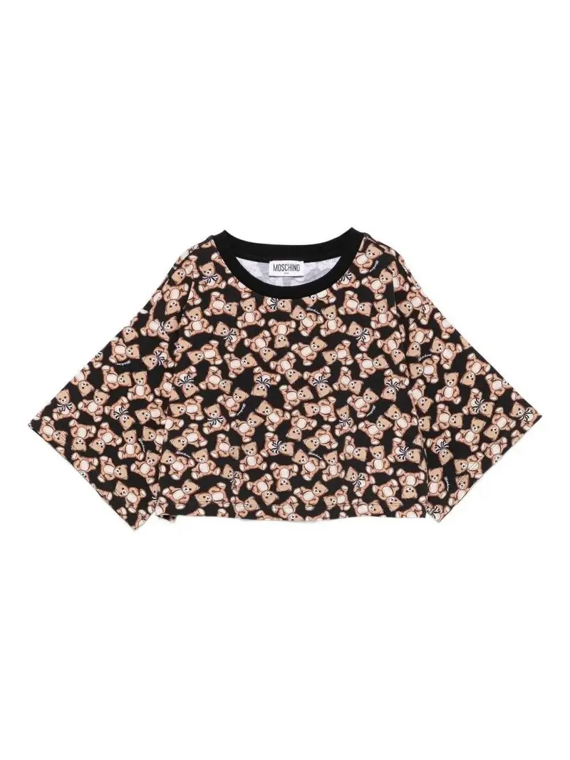 T-shirt con stampa all-over