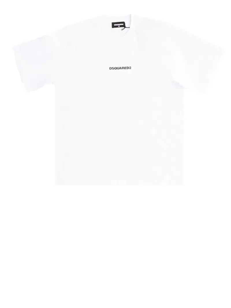 T-Shirt Dsquared2 Slouch Fit - Bianco