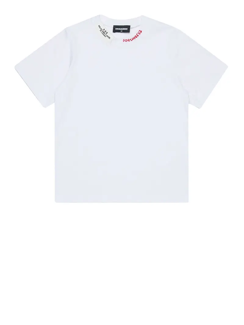 T-Shirt Dsquared2 Slouch Fit - Bianco