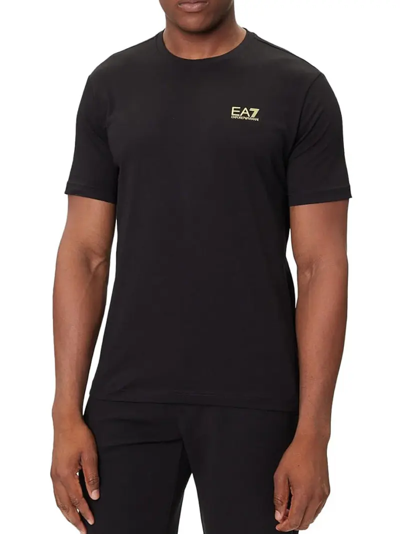 T-Shirt Ea7 - Nero/Oro