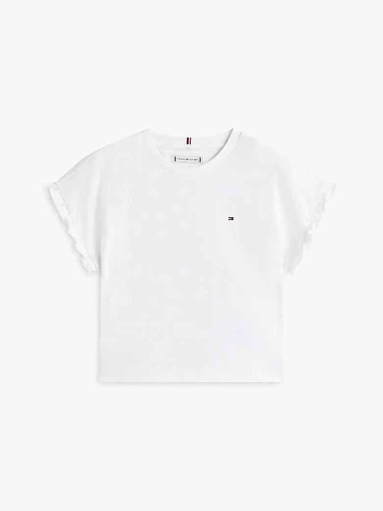 T-shirt essential relaxed fit con ruches