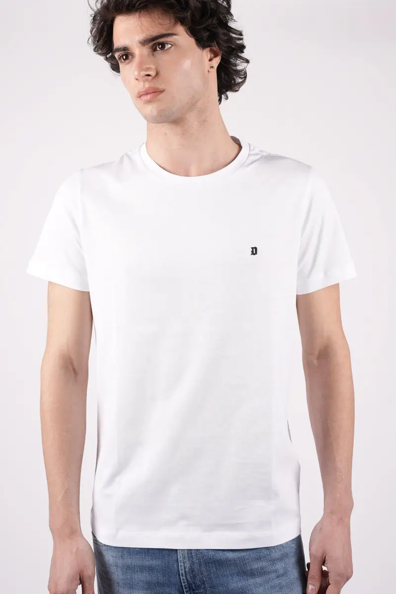 T-shirt girocollo regular in jersey