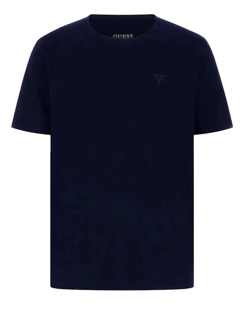 T-Shirt Guess Cn Ss Small Patch Co - Blu