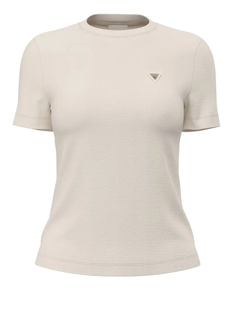 T-Shirt Guess Sonia Cn Ss - Avorio