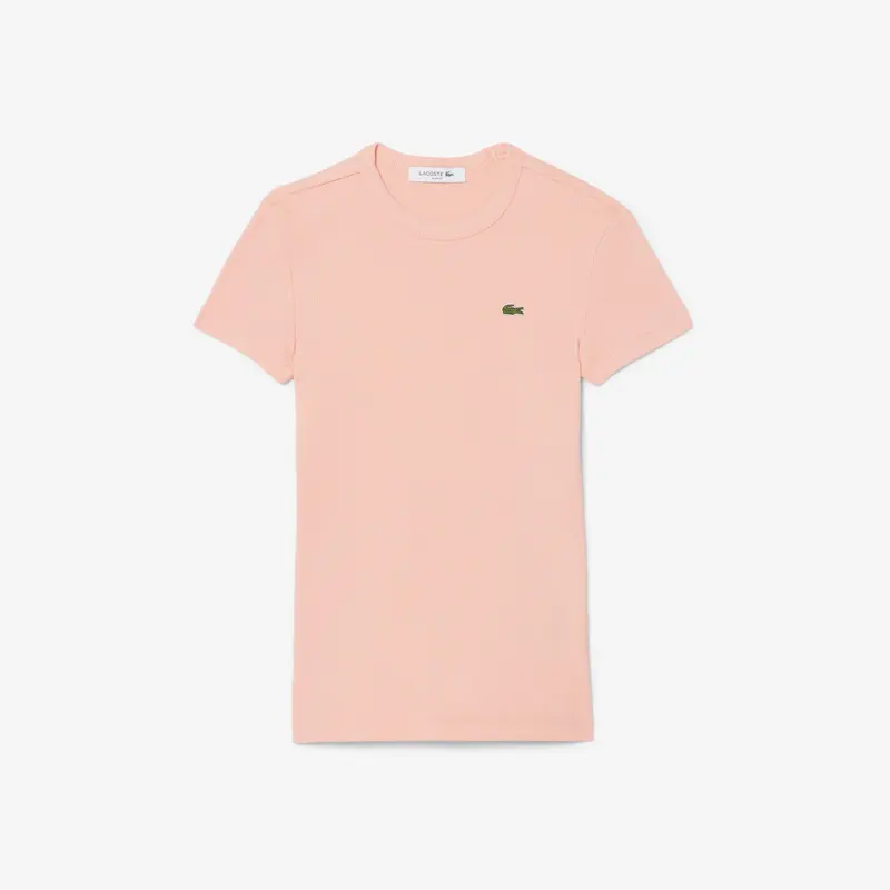 T-shirt in cotone a costine slim fit