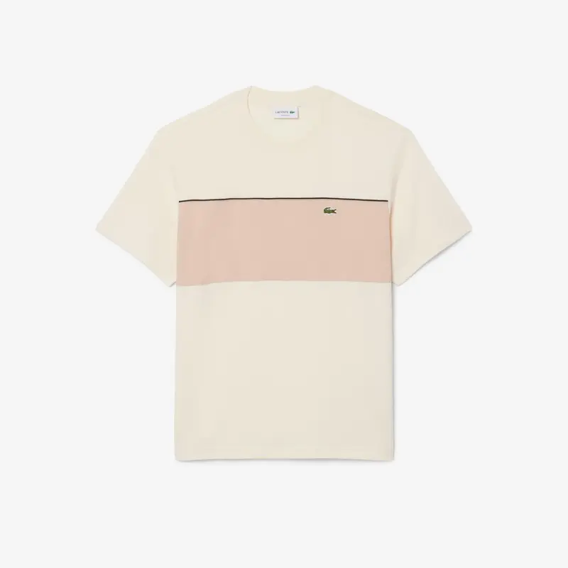 T-shirt in cotone color block