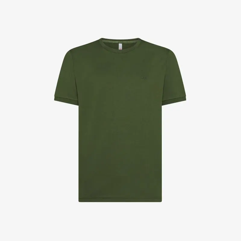 T-shirt in cotone stone