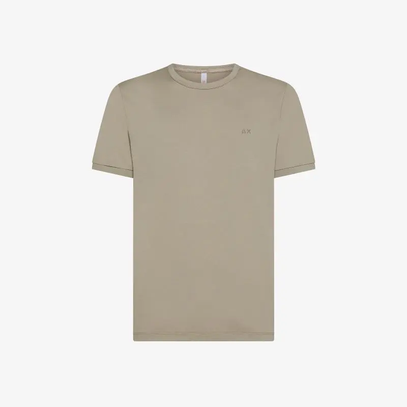 T-shirt in cotone stone